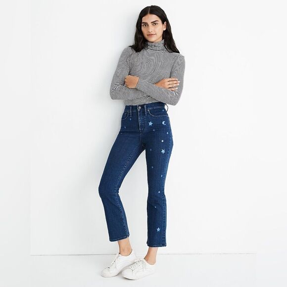 Madewell Cali Demi-Boot Jeans: Star Edition - Picture 1 of 10